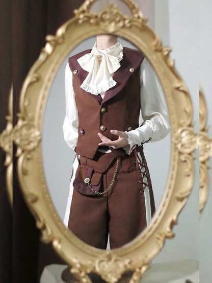 Letters from Unknown Star - Pirate Guide - Vintage Lolita Suit Vest JSK Dress