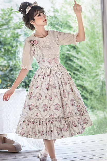 Miss Point - Happy Summer - Elegant Lolita Floral JSK Dress