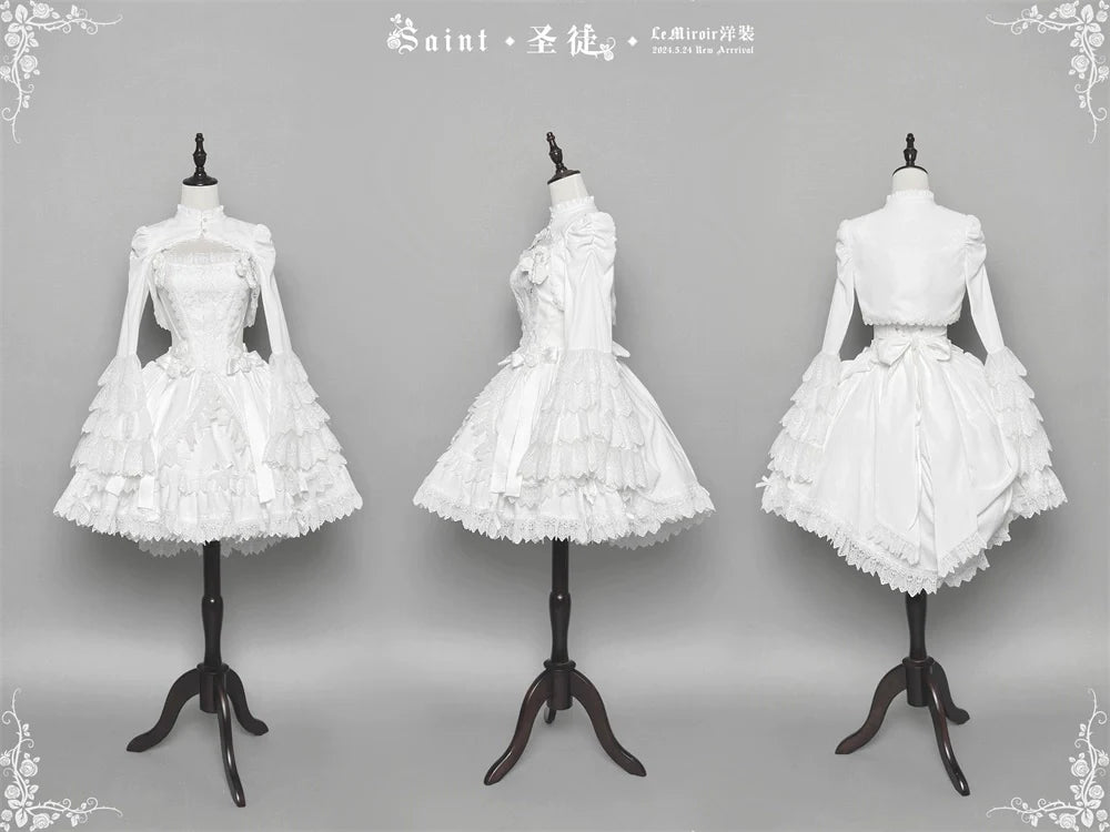 LeMiroir - Saint - Gothic Lolita Bolero Skirt Mermaid Dress Corset