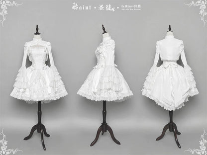 LeMiroir - Saint - Gothic Lolita Bolero Skirt Mermaid Dress Corset