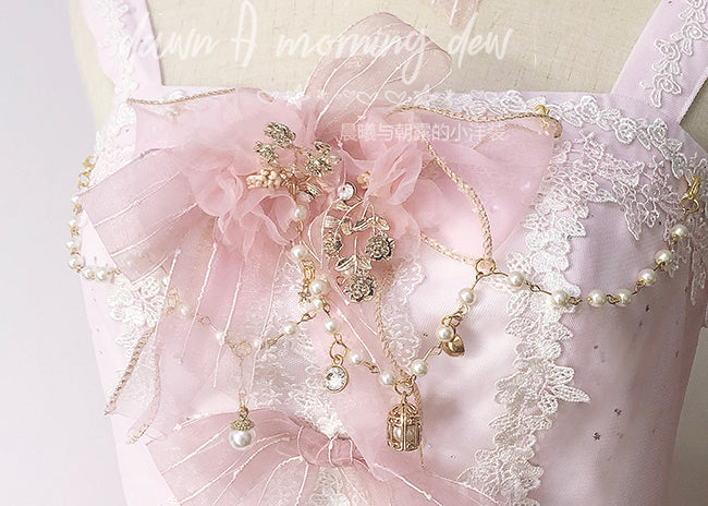 Dawn and Morning - Flower Wedding Lolita Accessories Headdress Set