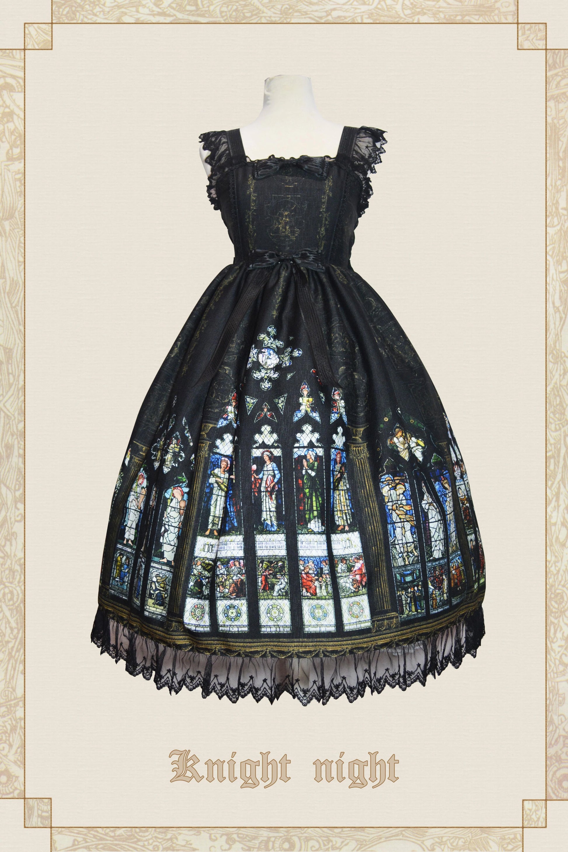 Knight night - The Saint Priest - Stained GlassﾂｷSain Lolita Jumper Dress