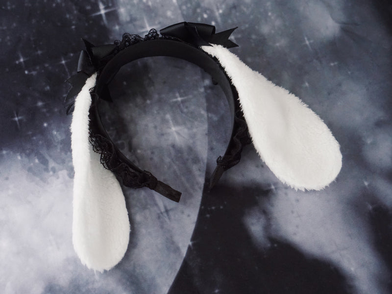 Strange Sugar - Black Wings Halloween Goth Lolita Hairband