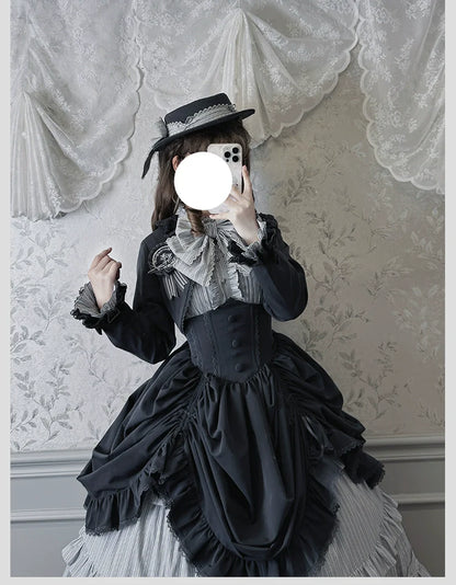 Alice Girl - Duke of Victoria - Classic Lolita Top Hat & Brooch