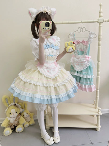 Sugar Girl - Cat Ear Tale - Sweet Lolita Jumper Dress Suspender Dress