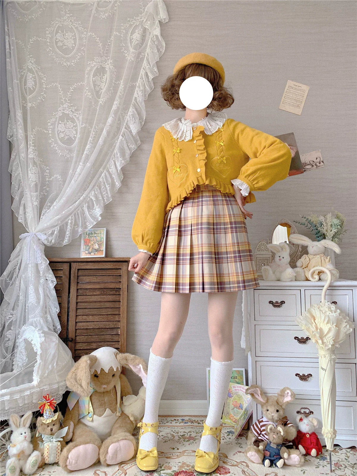 Dark Star Island - Sugar Frost - Sweet Lolita Cardigan Knit Embroidered Sweater