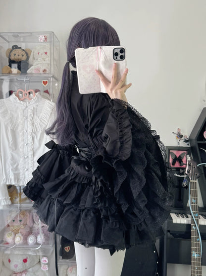 Twilight Zone - Sweet Lolita Blouse Princess Sleeve Shirt Inner Wear