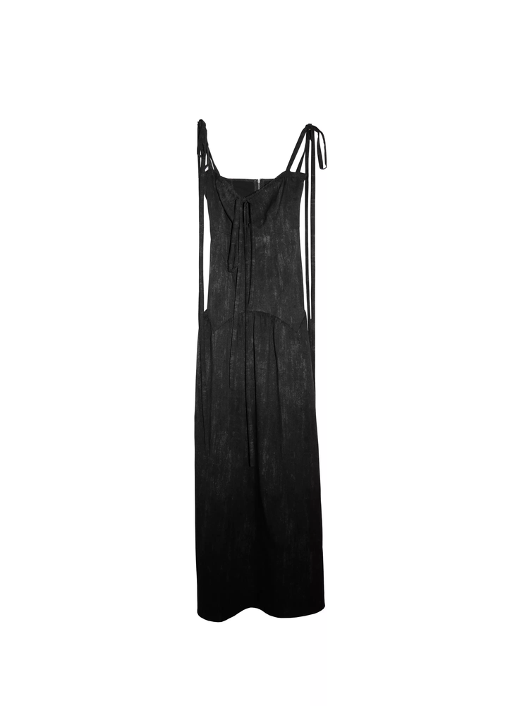 Long Camisole Simple Plain Dress