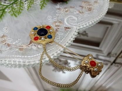 Miss Point - Rose Doll - Elegant Lolita Brooch Lolita Lapel Pin Multicolors