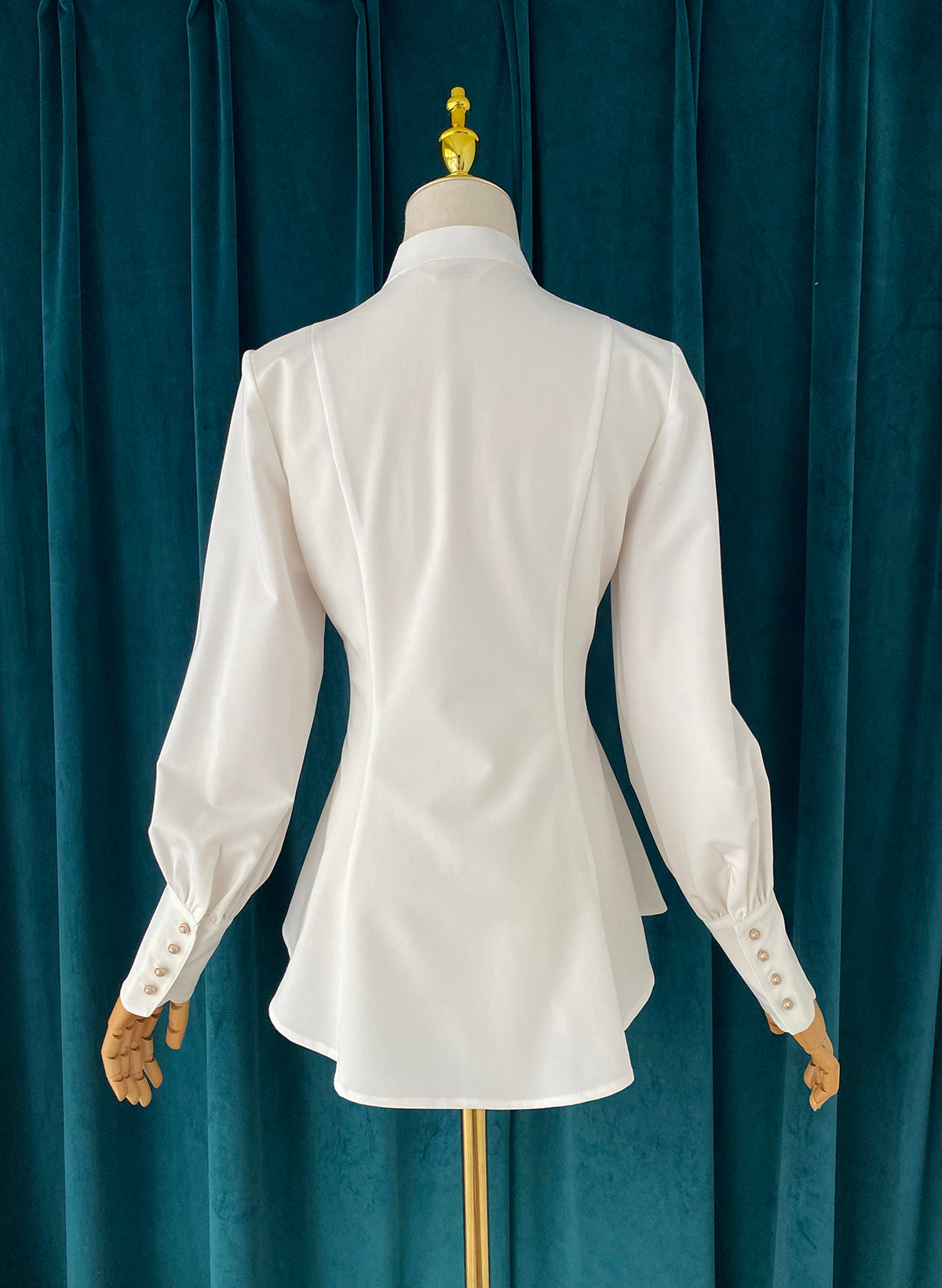 Little Dipper - Elegant Lolita Mutton Sleeve Stand Collar Blouse