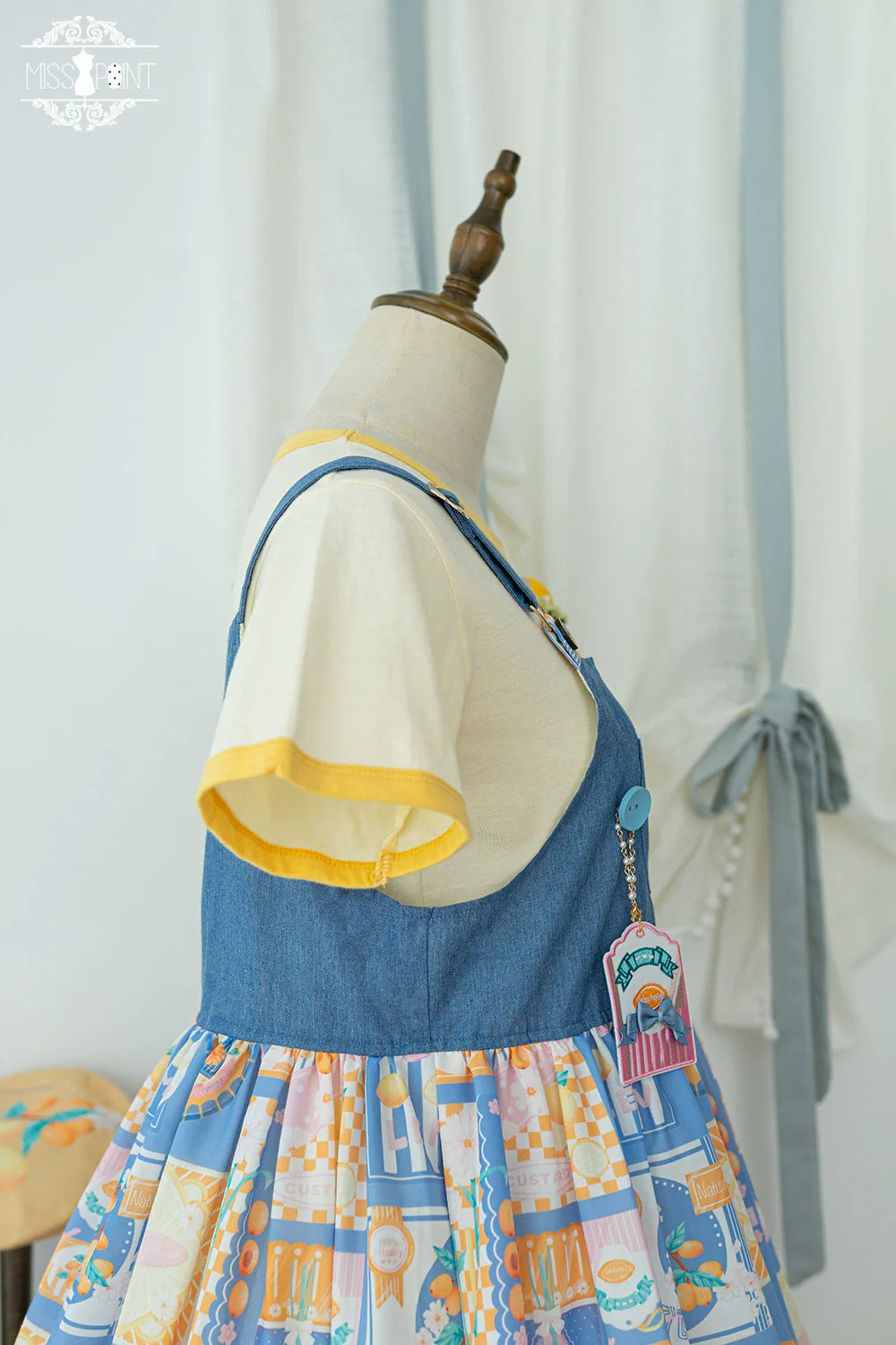 Miss Point - Daisy Lemon - Kawaii Lolita Lemon Print JSK Customized