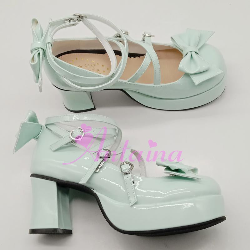 Antaina - Popular Japanese Lolita Bow Strap Multiple Colors