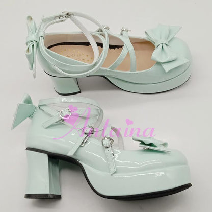 Antaina - Popular Japanese Lolita Bow Strap Multiple Colors