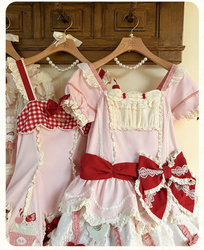 Mademoiselle Pearl - Cup Cake - Sweet Lolita OP Dress Kawaii Lolita JSK SK