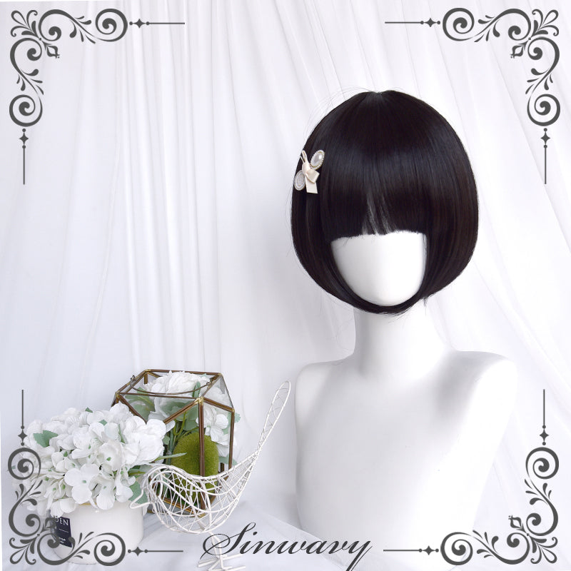 Sinwavy - Pandora's Box - Lolita Short Wig with Cute Double Ponytails