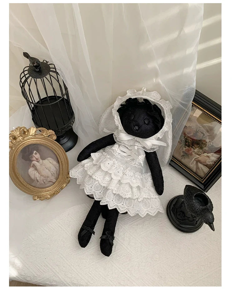 With PUJI - Puppet Box - Kawaii Lolita Bag Lamb Kitten Detachable Bag Dress Hat