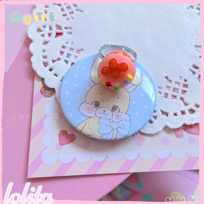 Kawaii Cake Heart Star Strawberry Lolita Rings