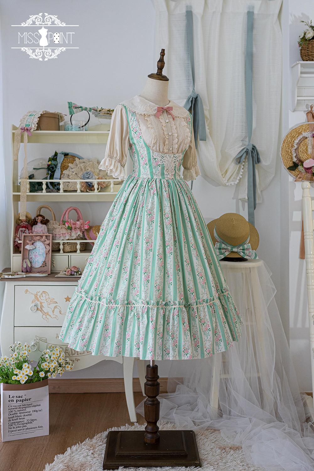 Miss Point - Happy Summer - Elegant Lolita Floral JSK Dress