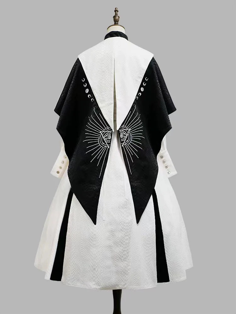 Morning mist and warbler - Dragon Scale - Gothic Lolita Jumper Dress Goth Coat