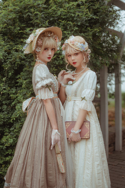 Miss Point - The Sally Gardens - Elegant Lolita Lotus Sleeves OP Dress