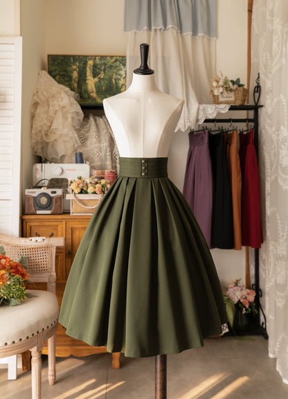 Forest Wardrobe - Forest Basket - Elegant Lolita Pleated Skirt