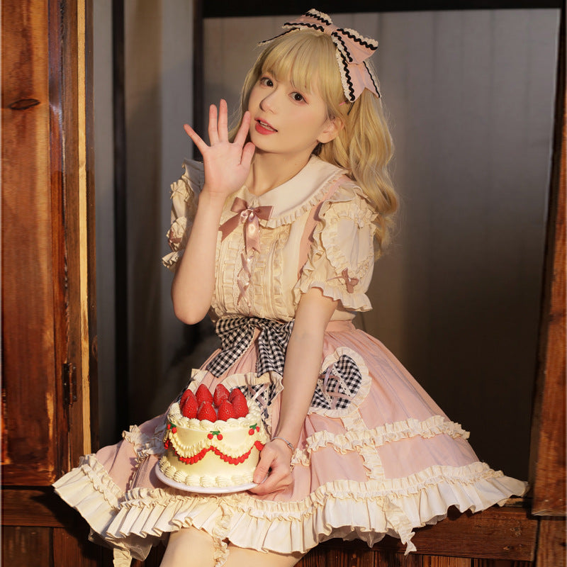 Eieyomi - Kawaii Lolita Summer SK and Blouse