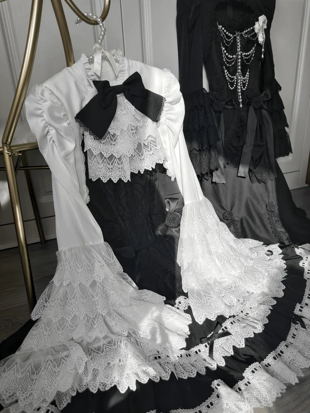 LeMiroir - Saint - Gothic Lolita Bolero Skirt Mermaid Dress Corset