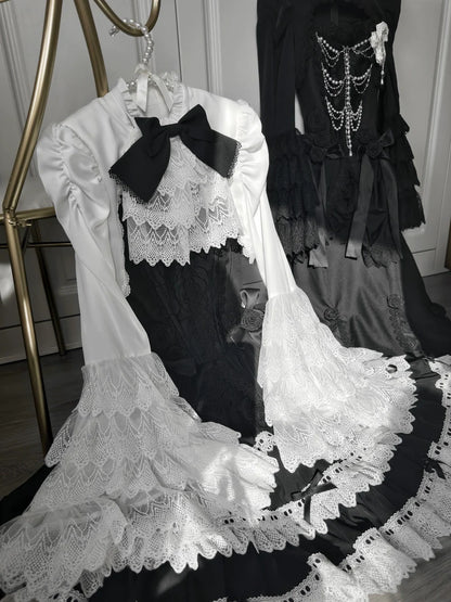 LeMiroir - Saint - Gothic Lolita Bolero Skirt Mermaid Dress Corset