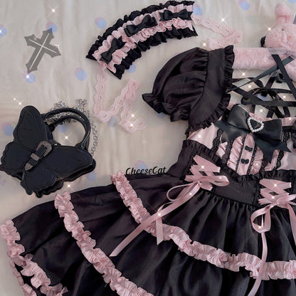 Cheese Cat - Doll Lullaby Tabby Cat Cotton Lolita Headdress