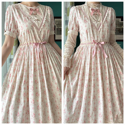 Miss Point - Happy Summer Elegant Lolita Floral OP Dress