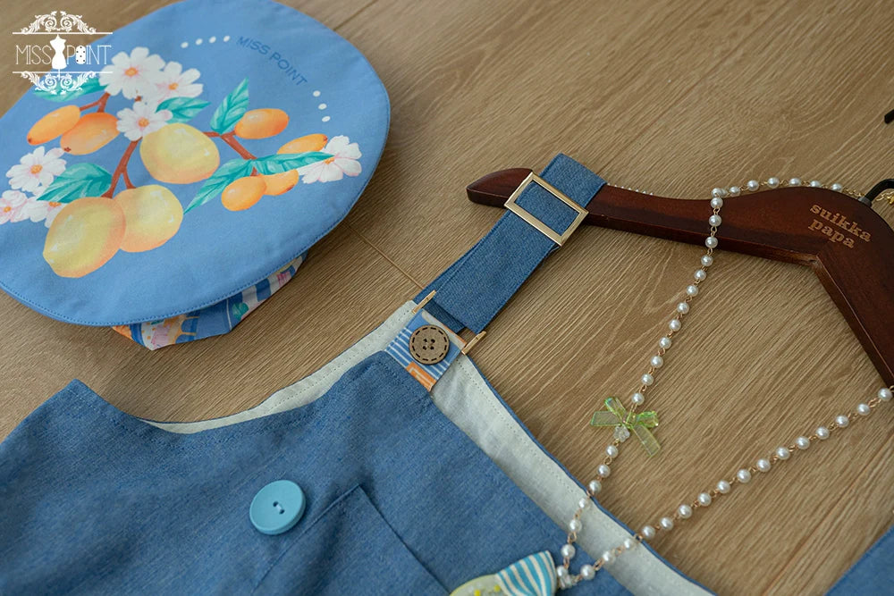 Miss Point - Daisy Lemon - Kawaii Lolita Lemon Print JSK Customized