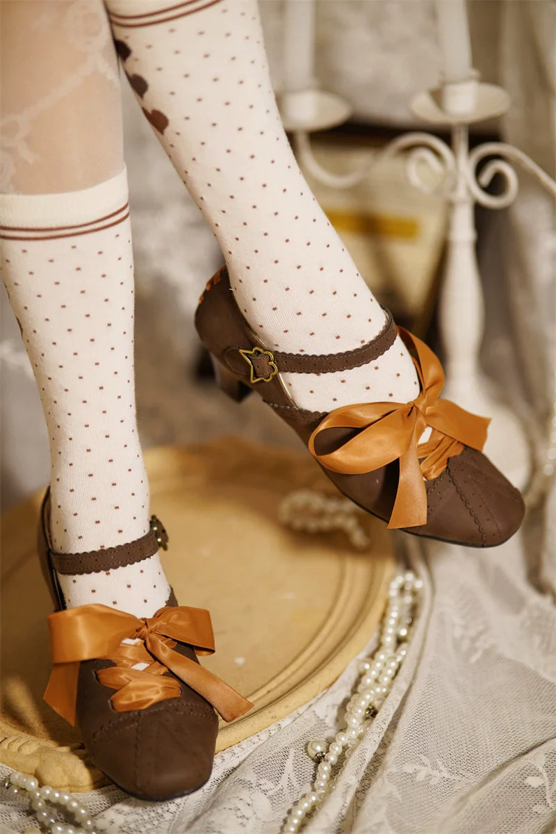 MR.Qiutian - Pictorial Girl - Han Lolita Shoes Retro Lolita Chinese Style Shoes