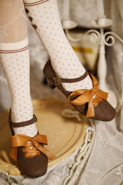 MR.Qiutian - Pictorial Girl - Han Lolita Shoes Retro Lolita Chinese Style Shoes