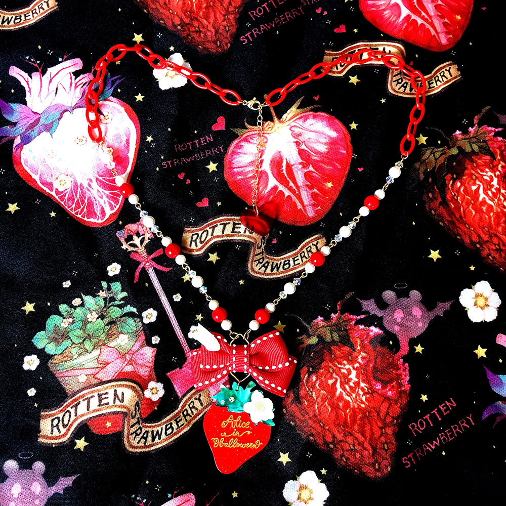 Halloween Alice - Lolita Strawberry Accessory Set