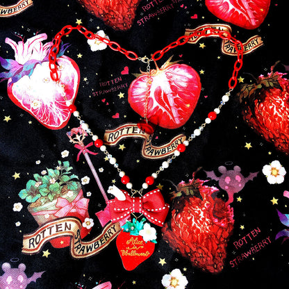 Halloween Alice - Lolita Strawberry Accessory Set