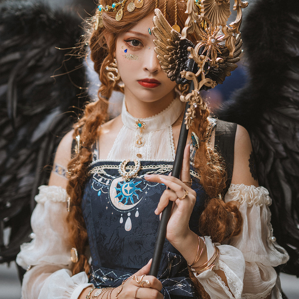 Miss Point - Dusk Bester - Egyptian Lolita Brooch Waistband Shawl