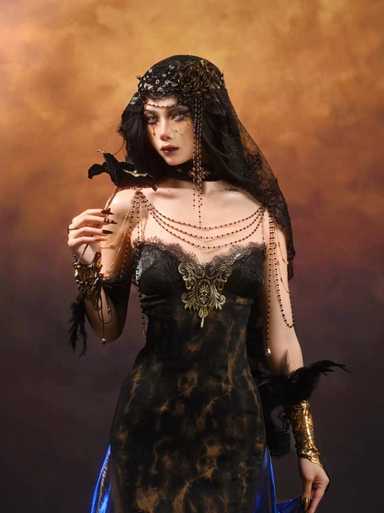 Slim fit sexy suspender dress【s0000009550】