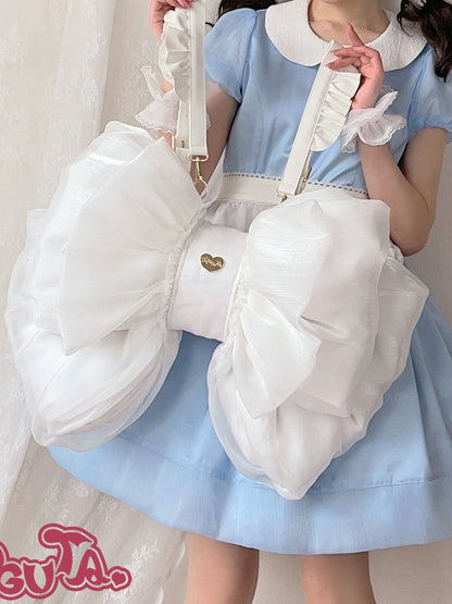 Boguta - Satin Butterfly Bow Bag Versatile Elegance Lolita Bag
