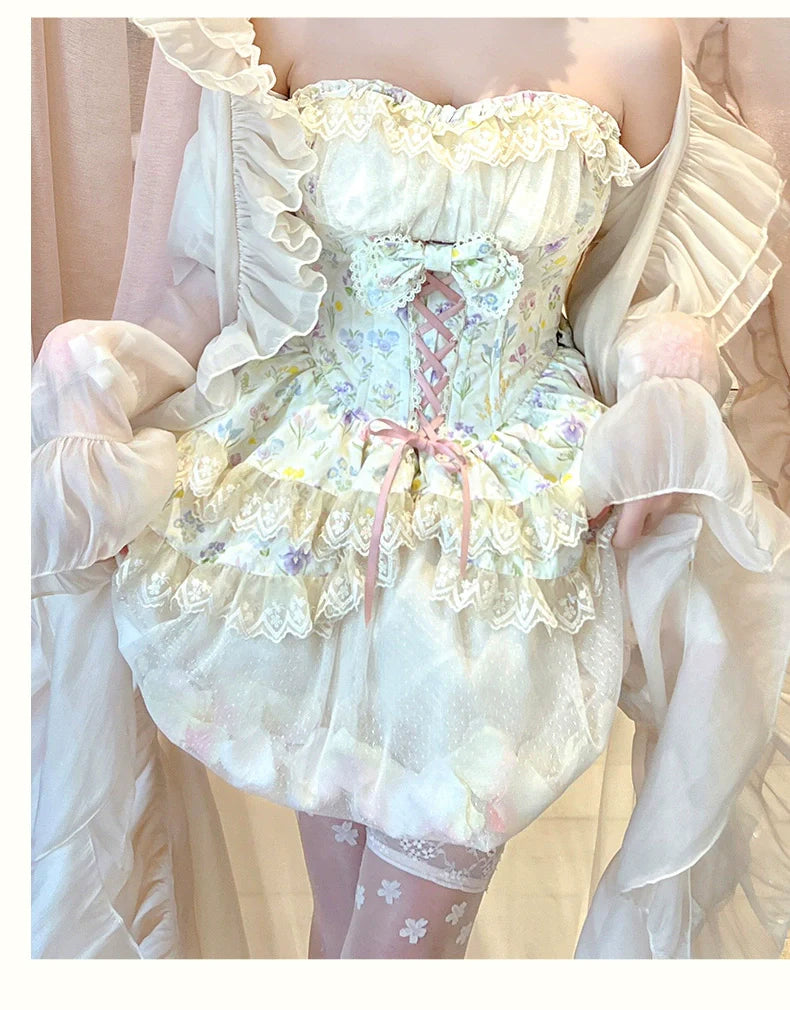 Diamond Honey - Sweet Lolita JSK Dress Sleeveless Dress for Spring Summer