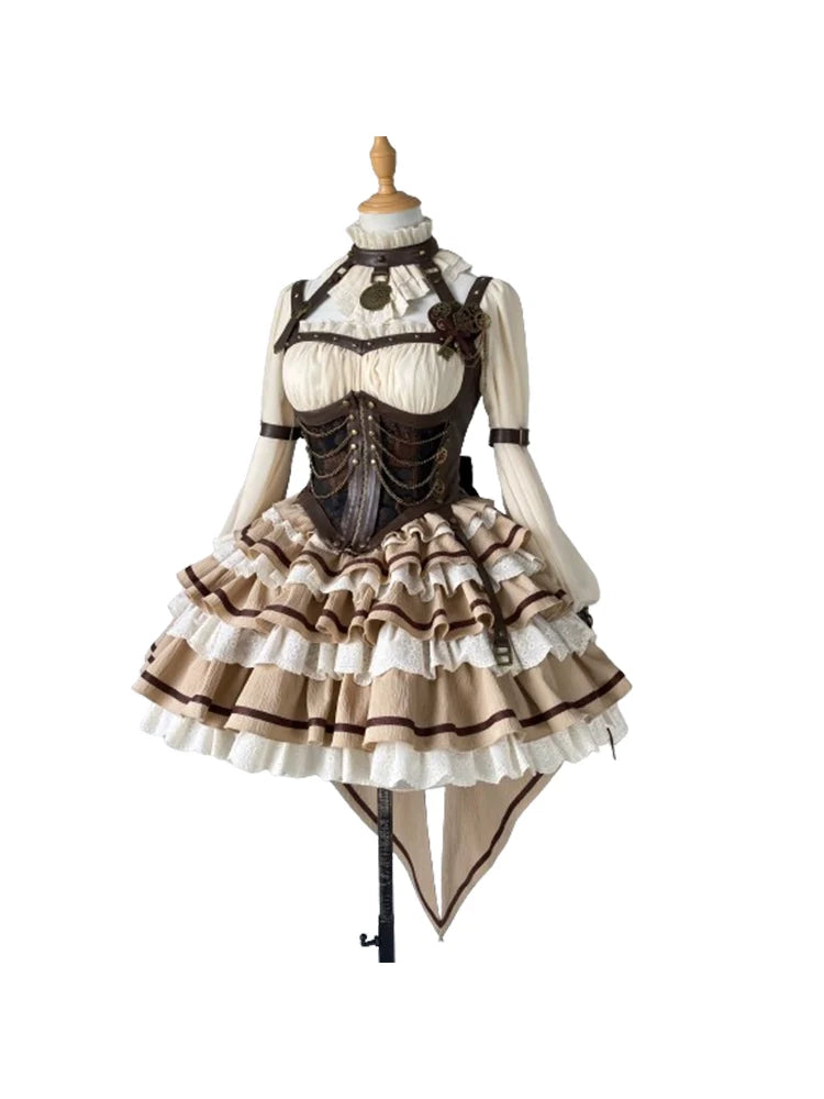 Sakurahime - Time Sand Rear - Punk Lolita OP Cute Daily Lolita Dress