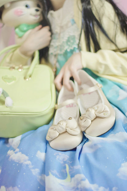 Dolly Doll - Little Fat Ding - Sweet Lolita Shoes Low Heel Round-toe Shoes