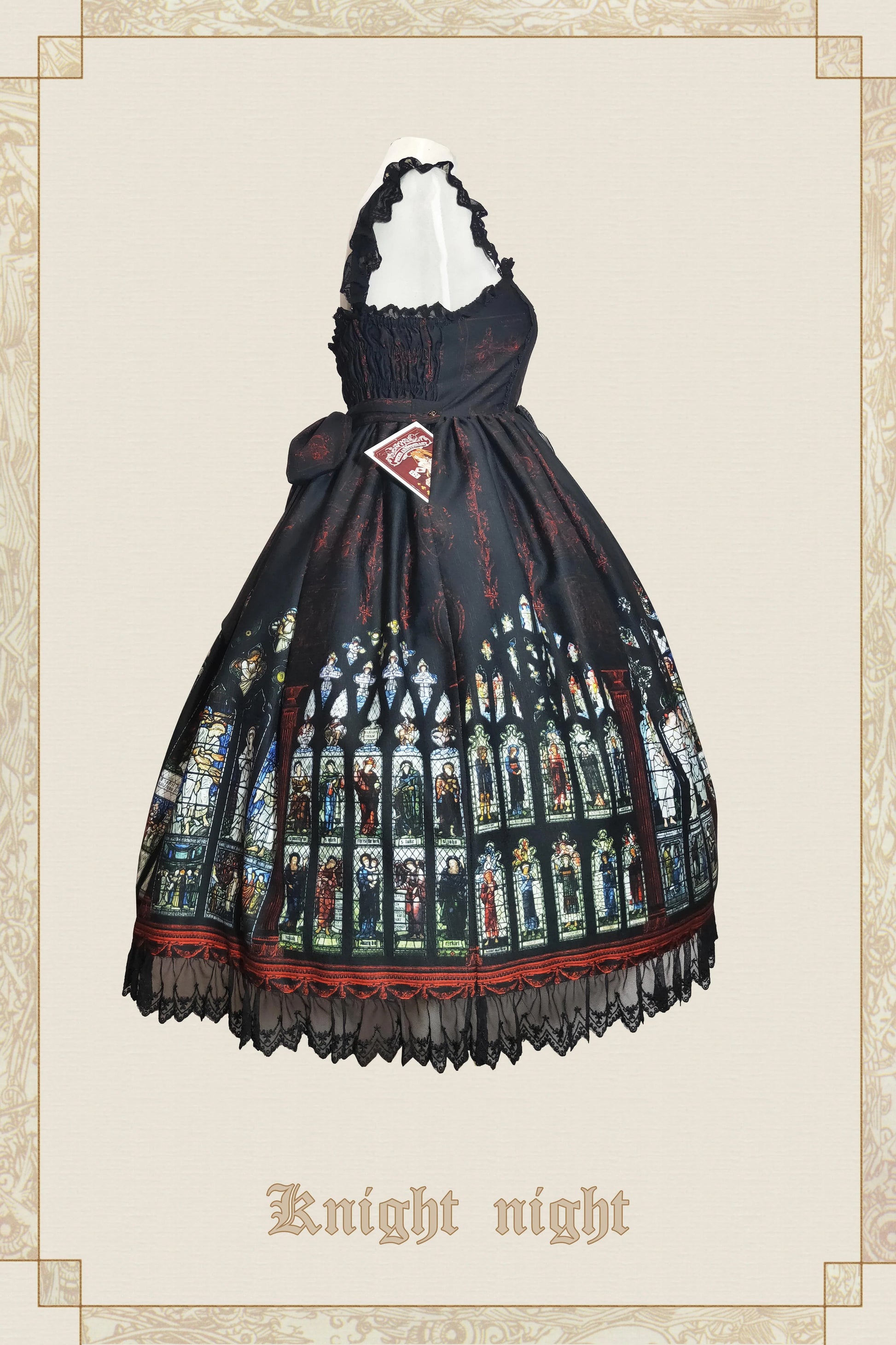 Knight night - The Saint Priest - Stained GlassﾂｷSain Lolita Jumper Dress