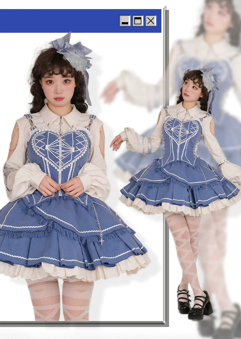 OCELOT - Love Affairs - Sweet Lolita Bodice Set Spicy Cowgirl Dress Set