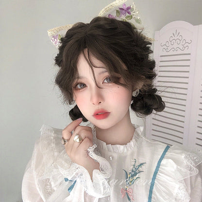 Alicegarden - Daily Lolita Long Curly Brown Wig