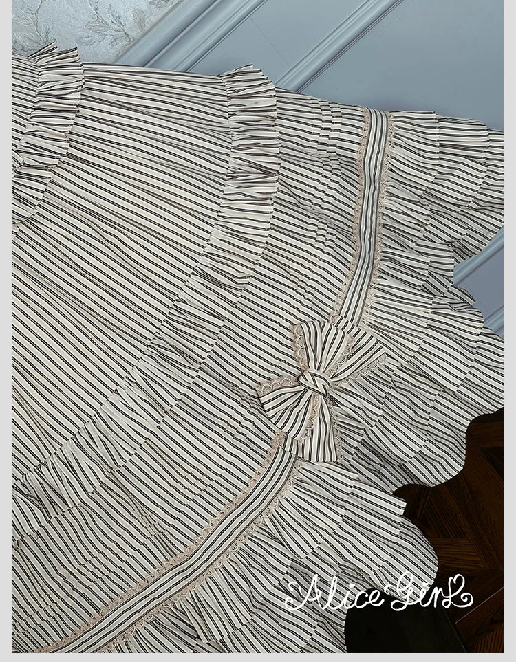 Alice Girl - Duke of Victoria - Classic Lolita SK & Overskirt Set