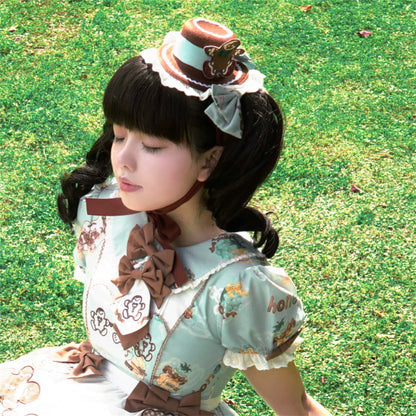 Babyblue - Bear Honey - Sweet Lolita Accessory Gingerbread Man Design