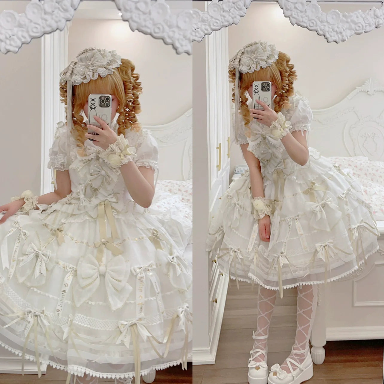 Cheese Cat - Sweet Lolita Cake Top Hat Handmade Lolita Accessory