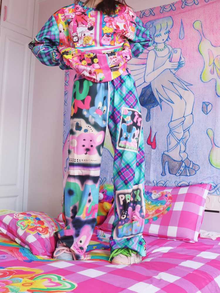 Loose flare pants【s0000010292】