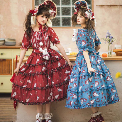 Miss Point - Forest Berry Bunny - Classic Lolita Accessory Cute Rabbit BNT KC and Brooch