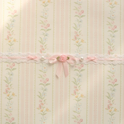 Creamy Bubbles - Sweet Lolita Choker Vintage Lace Rose Handmade Necklace